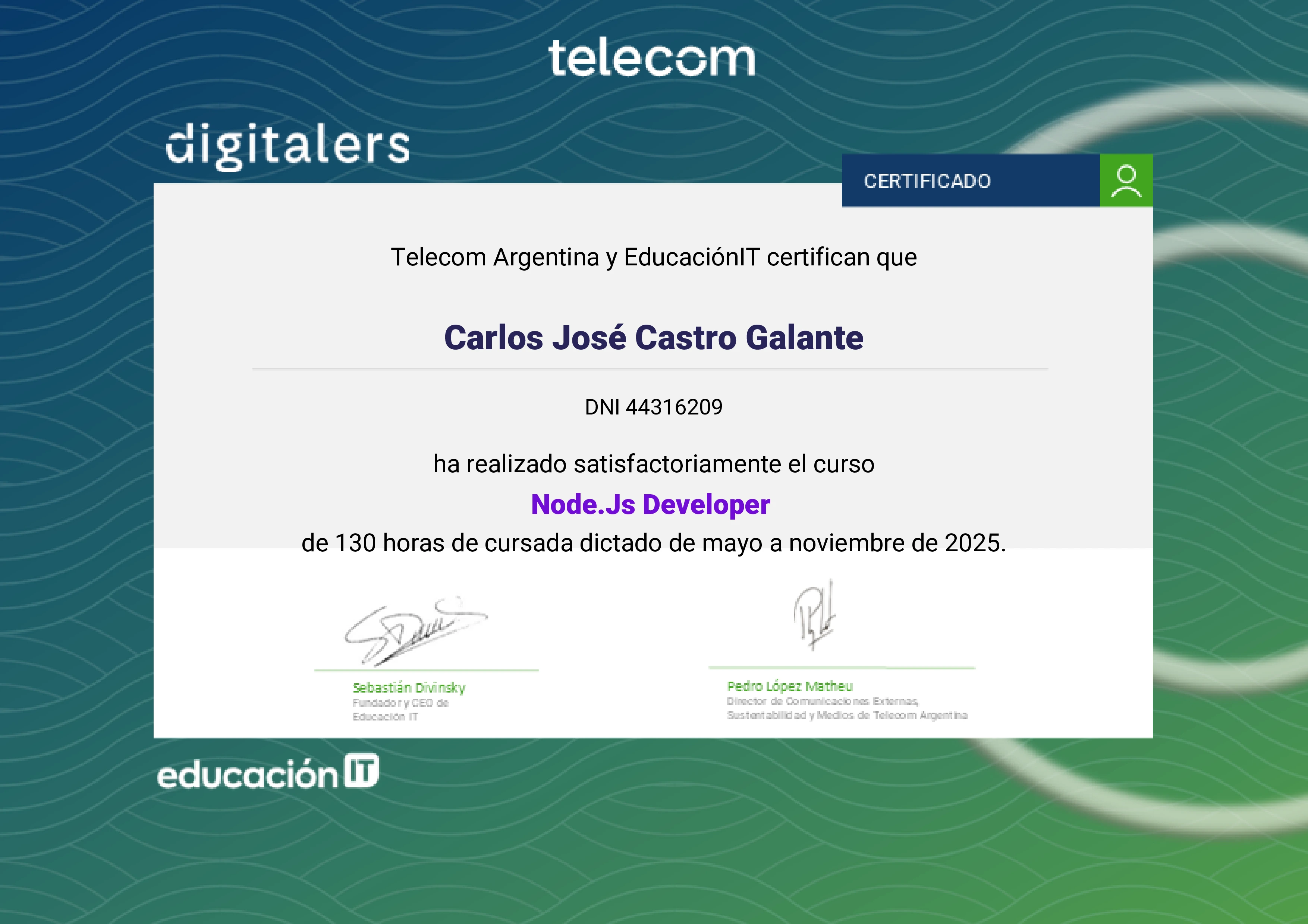 Node.js Developer 2025